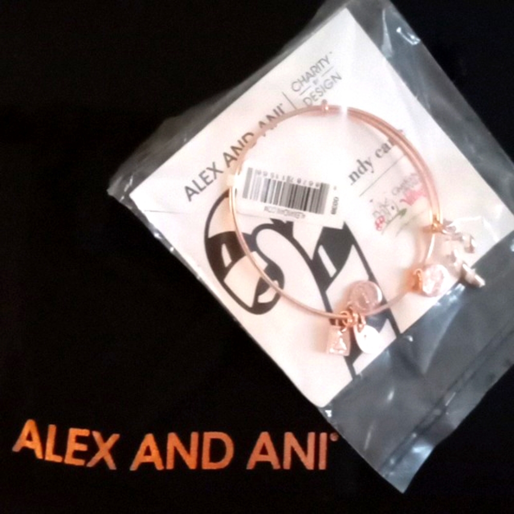 ALEX AND ANI CHRISTMAS CANDY CANE BRACELET - Picture 6 of 6